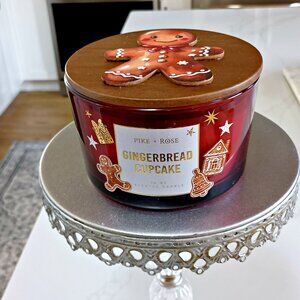 NEW! GINGERBREAD CUPCAKE LARGE 3 WICK CANDLE